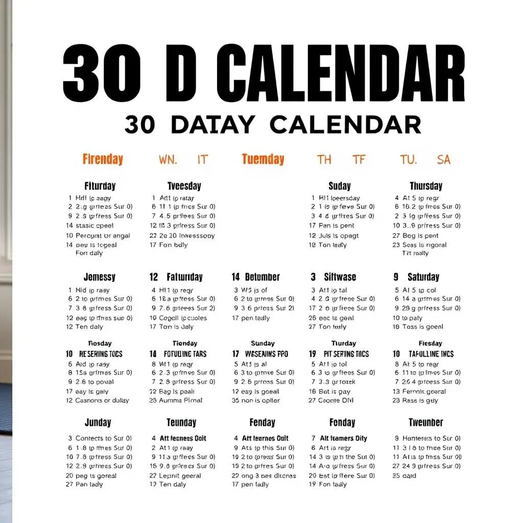 30Day Full Body HIIT Workout Plan: No Equipment Needed