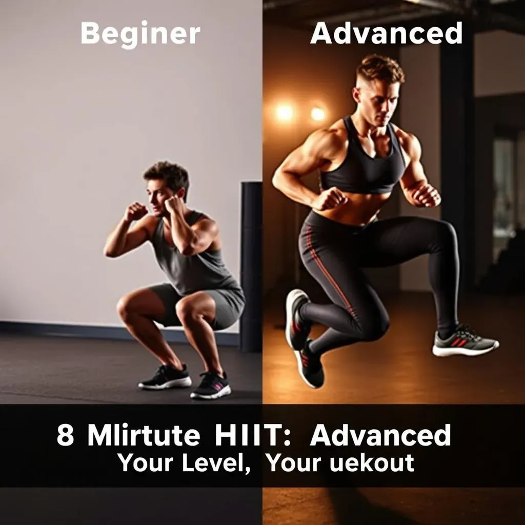 8 Minute HIIT for Every Level: Beginner to Advanced Routines