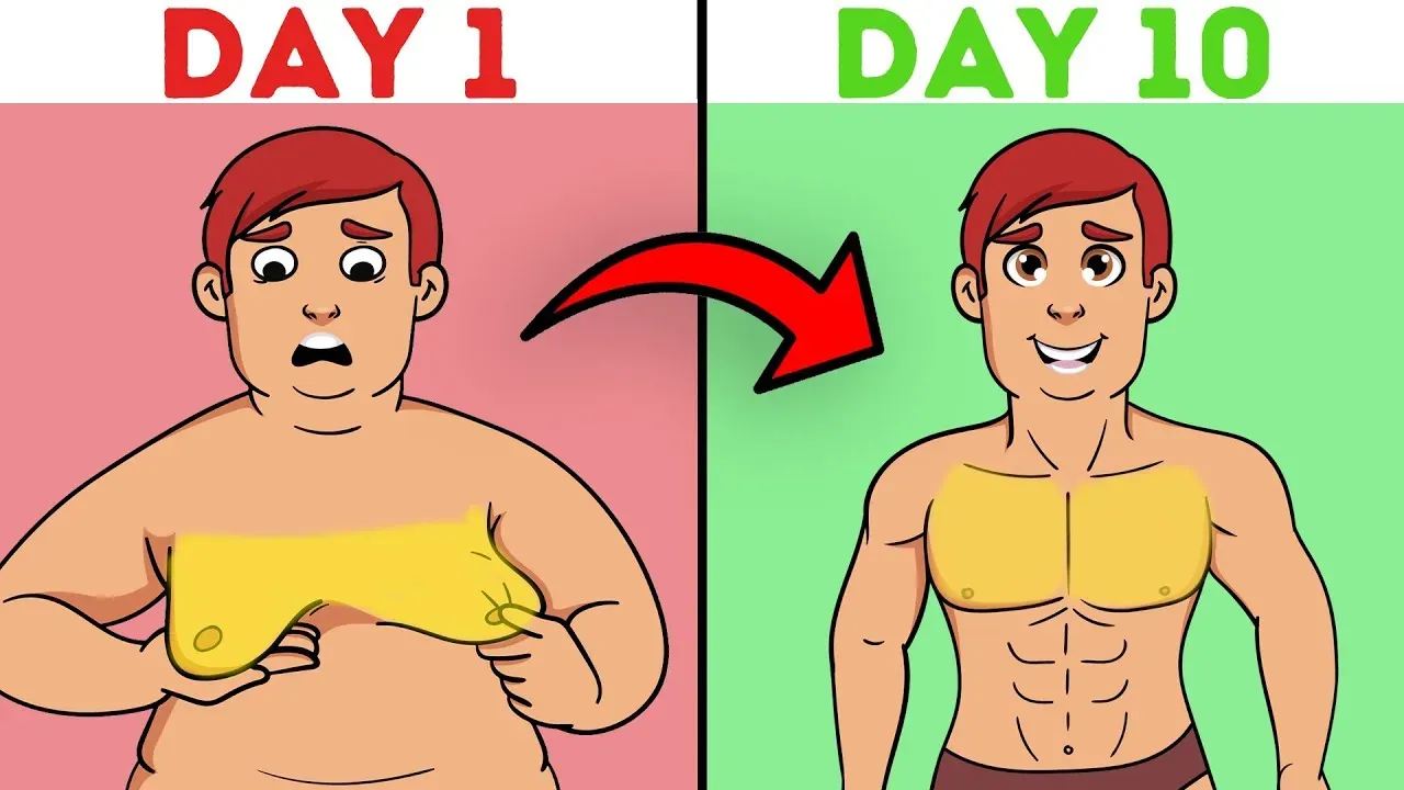 Quick & Easy at home workouts to lose chest fat