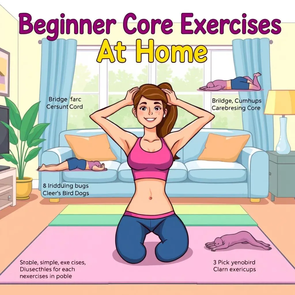 Beginner Effective Core Workouts at Home