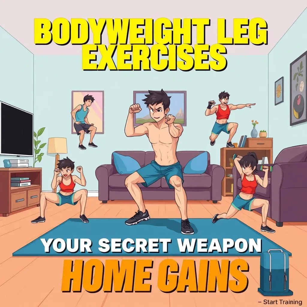 Bodyweight Leg Exercises: Your Secret Weapon for Home Gains