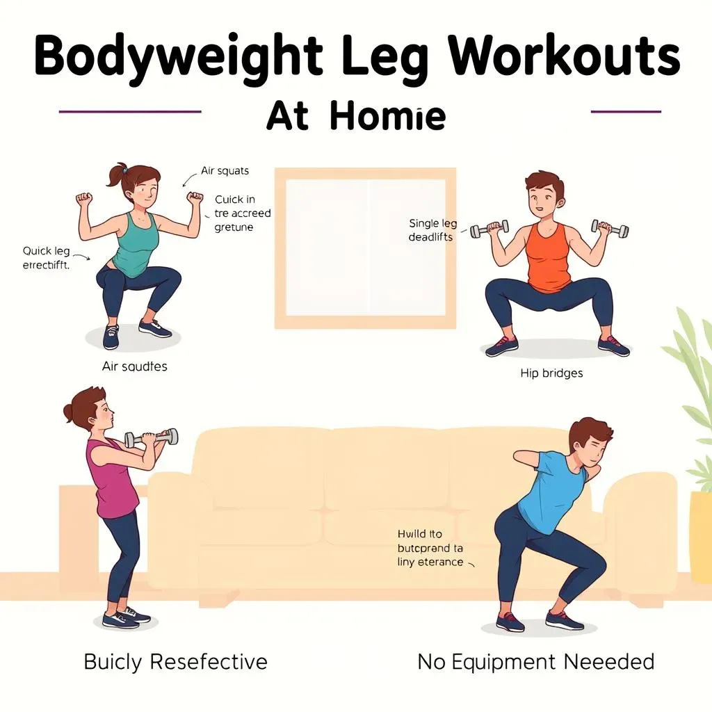 Bodyweight Leg Workouts at Home for Busy People