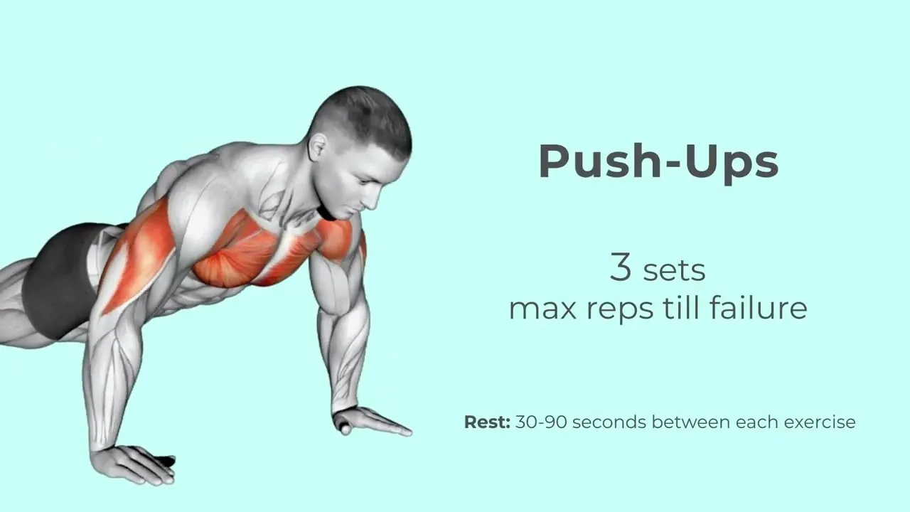 Your Complete chest and biceps workout at home