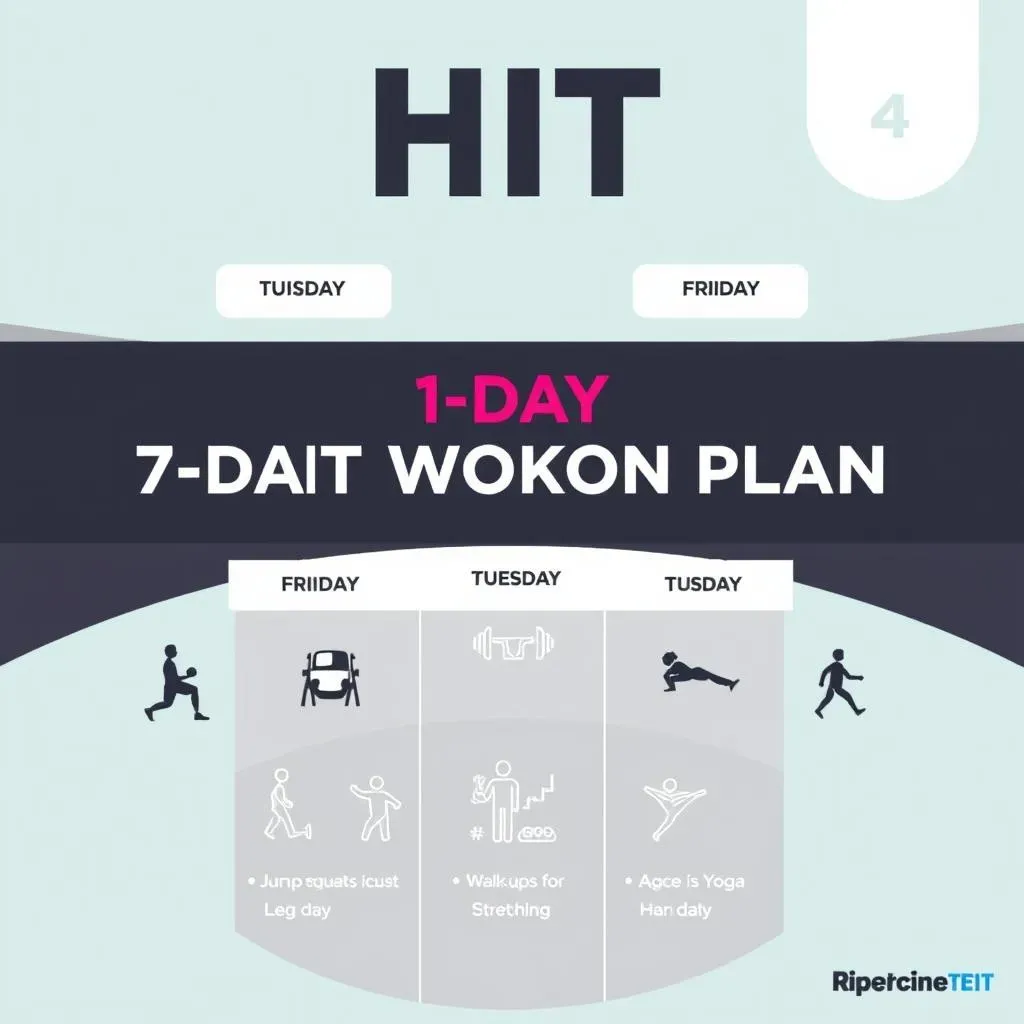 Daily Breakdown: Exercises in Your 7 Day HIIT Workout Plan