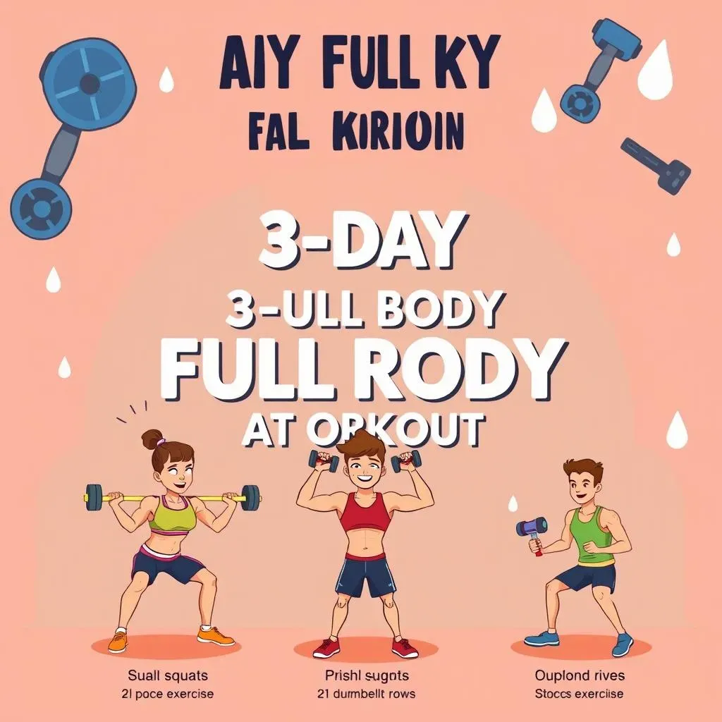 Easy Exercises for Your 3 Day Full Body Workout at Home