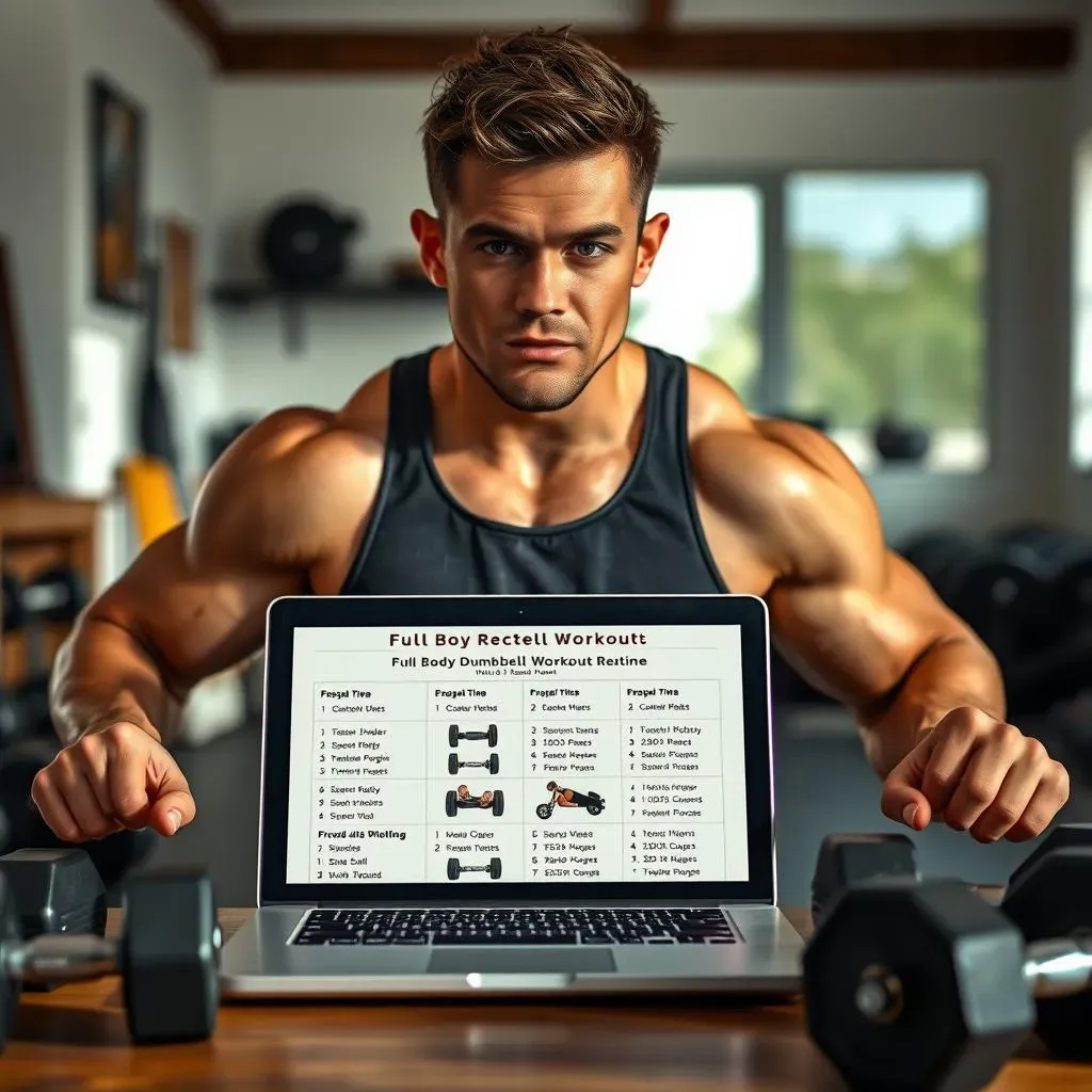 Easy Full Body Dumbbell Workout at Home (PDF Inside!)