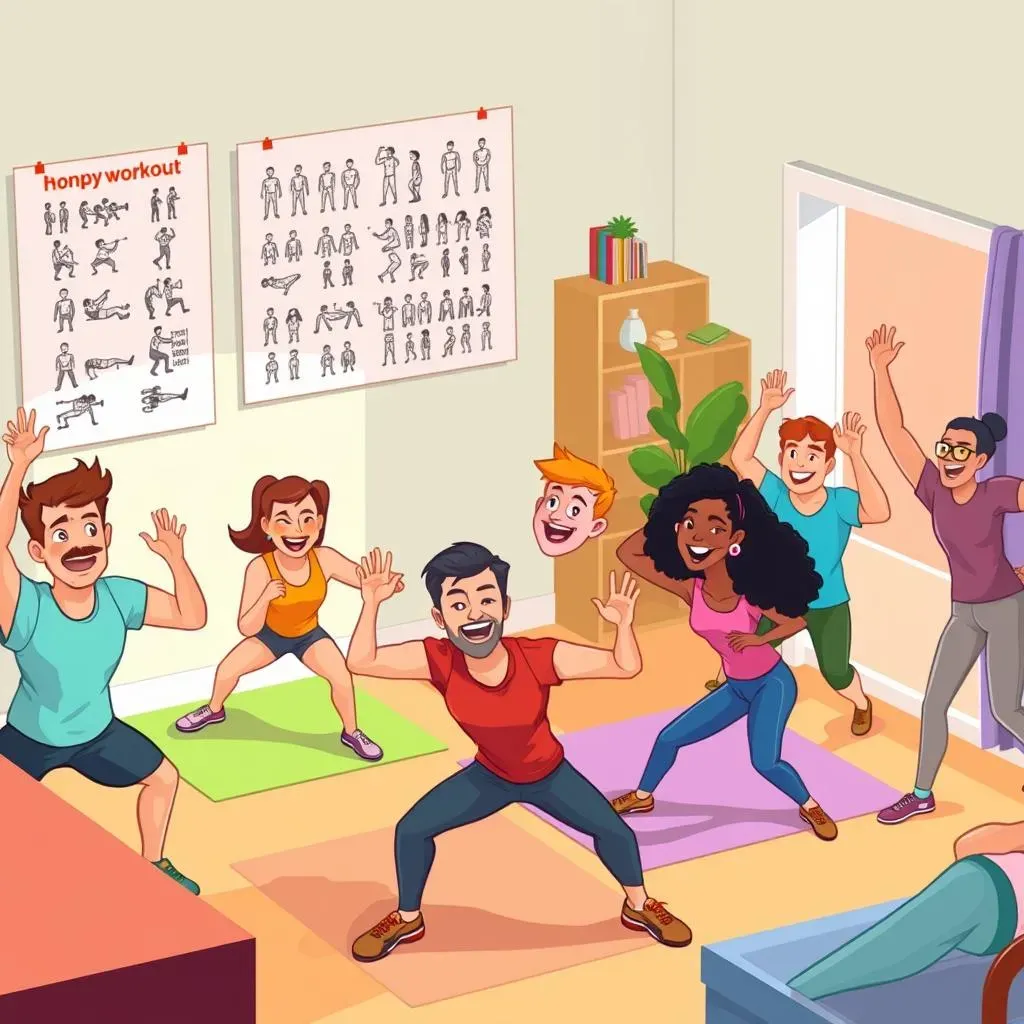Fun Moves for Your Full Body Workout Chart at Home