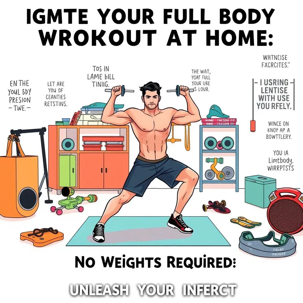 Ignite Your Full Body Workout at Home: No Weights Required
