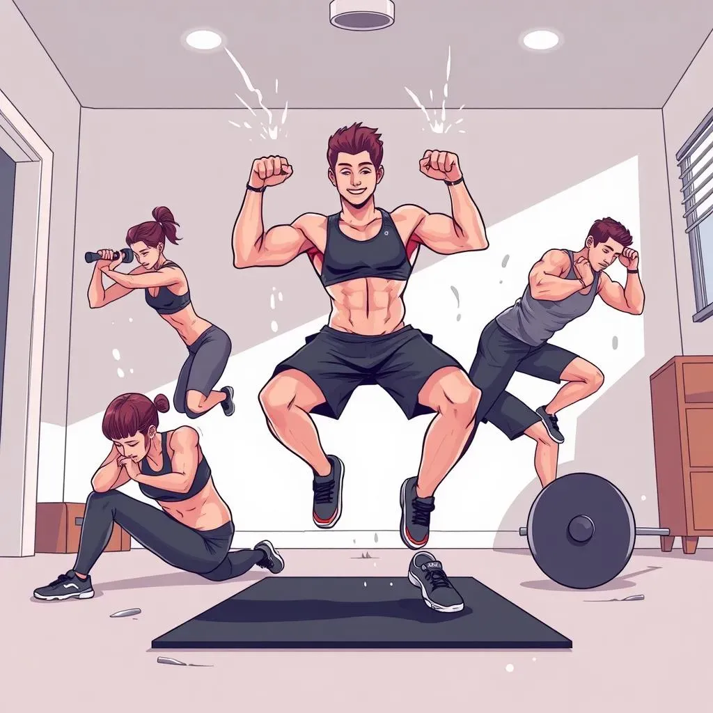 Key Exercises for Your AtHome HIIT Program