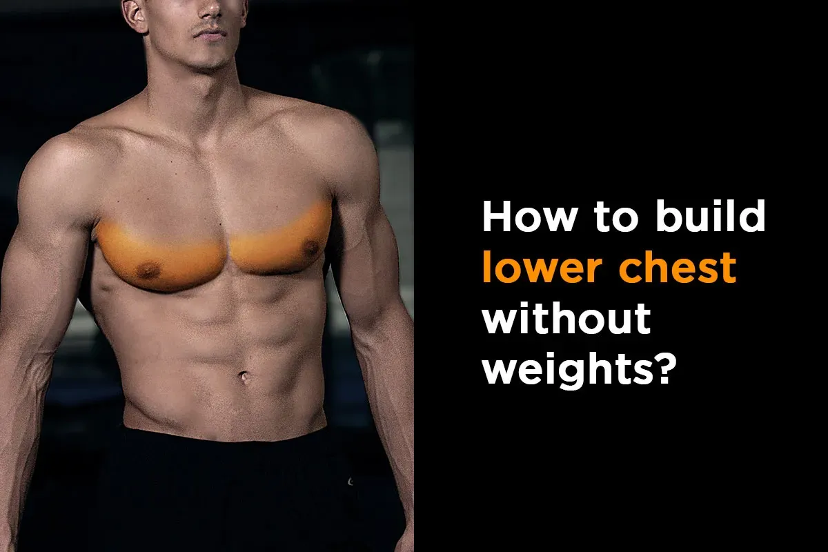Master lower chest workout at home no equipment