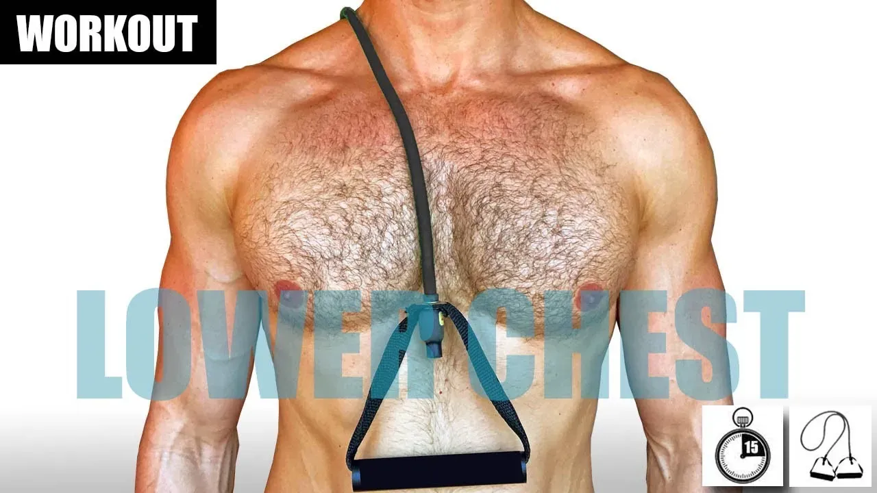 Best lower chest workout at home resistance bands