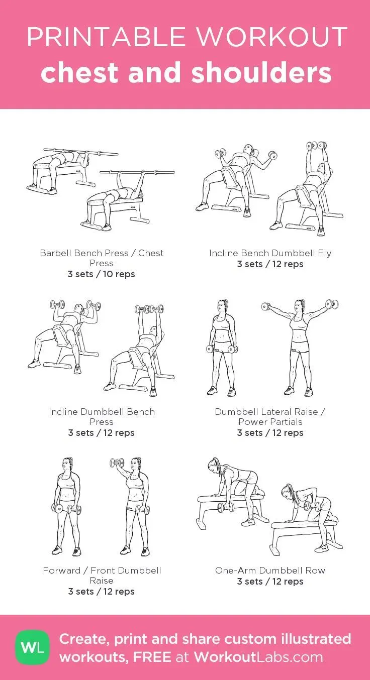 The ultimate shoulder chest workout at home guide