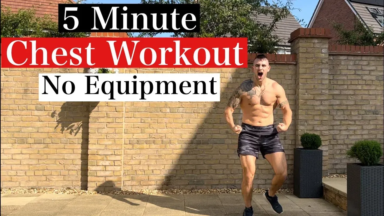 The 5 Minute Chest Workout at Home: The Pushup Challenge