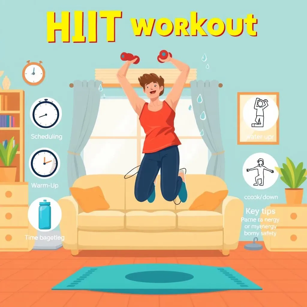 Tips for Staying Consistent and Safe with Your 45 Minute HIIT Workout at Home