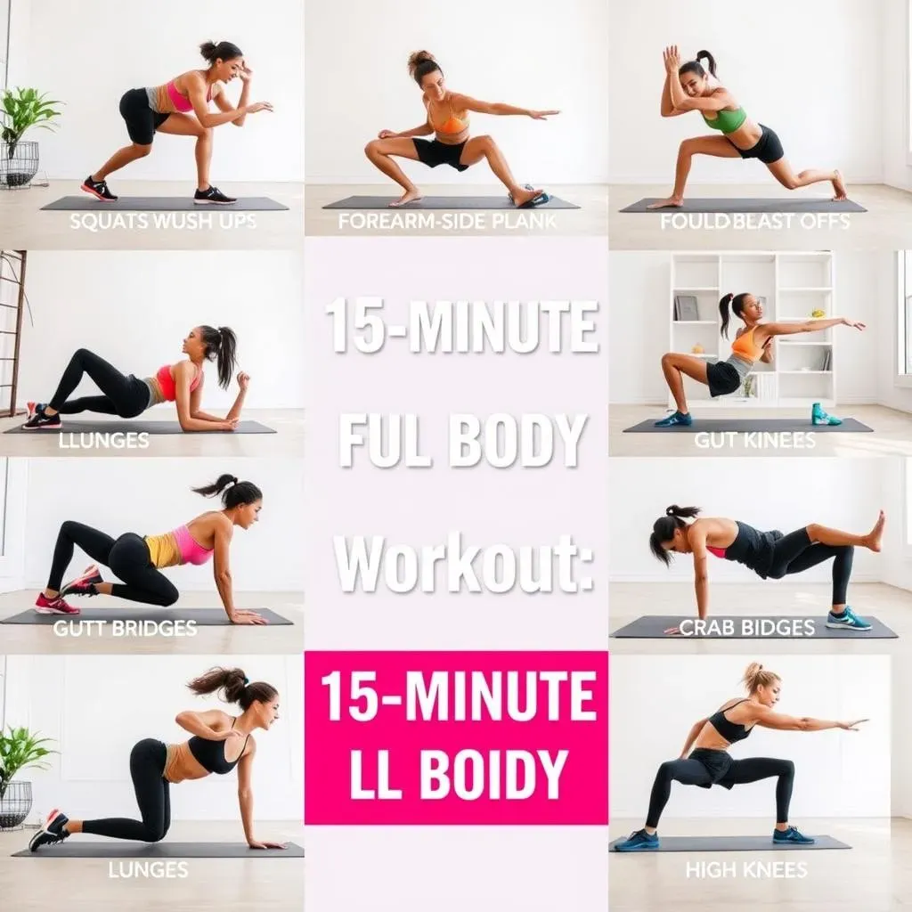 Your 15Minute Full Body Workout at Home Without Weights: Exercises and Routine