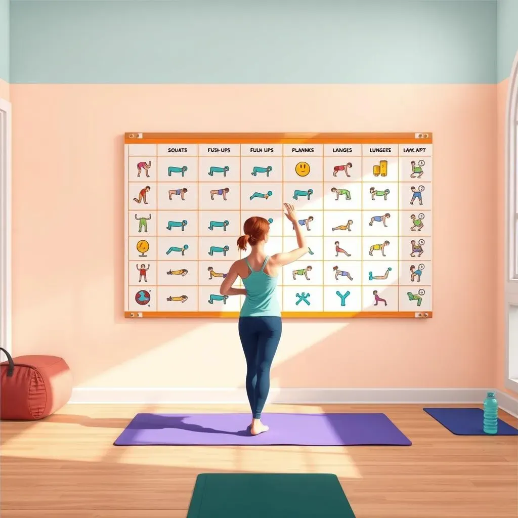 Your Easy Peasy Full Body Workout Chart for Home